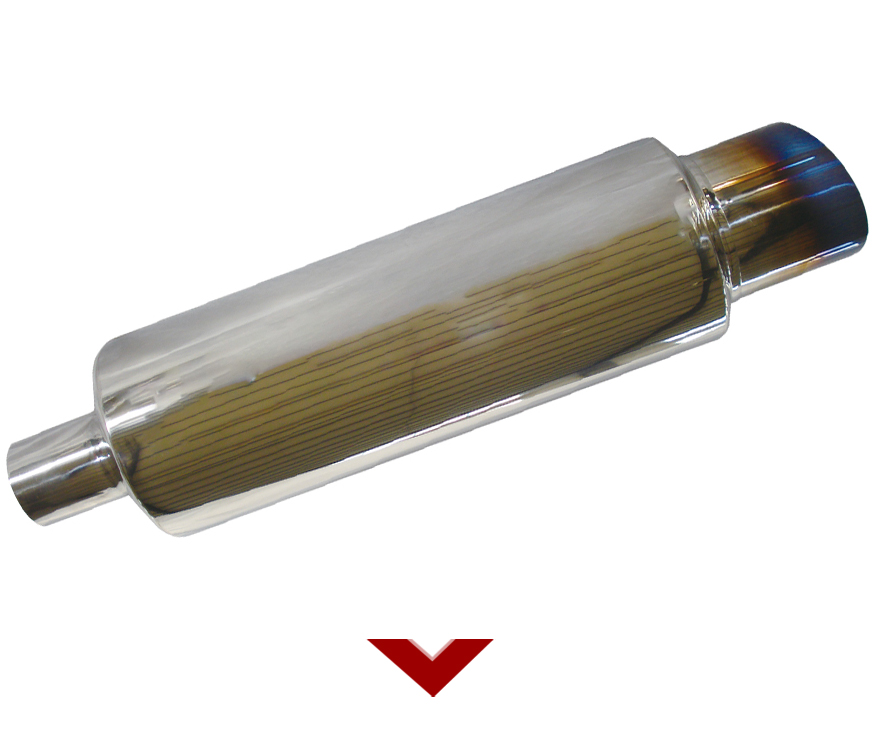 Silenciador de escape turbo universal para autom&oacute;vil