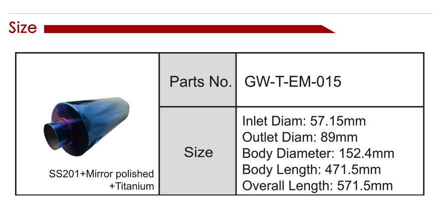 SILENCIADOR de titanio