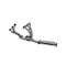 Hyundai Tiburon V6 03-06 Chrome 1.25mm Acero inoxidable 304/201 cabezal de escape