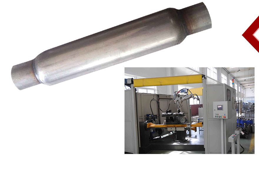 SILENCIADOR DE ACERO ALUMINIZADO