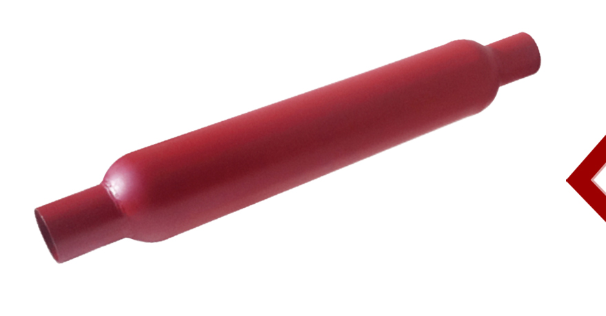 SILENCIADOR DE ESCAPE PINTADO ROJO