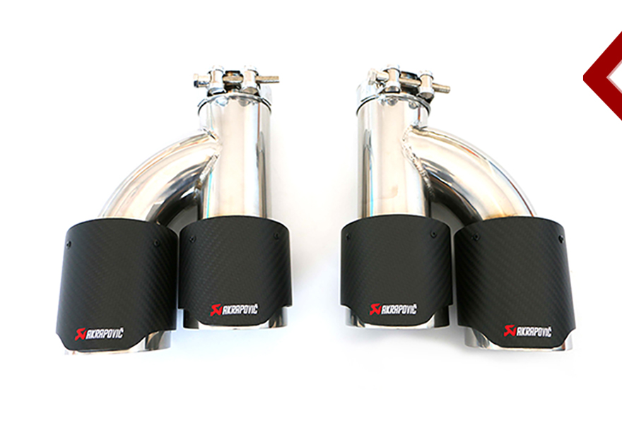 Punta de escape de acero inoxidable 304