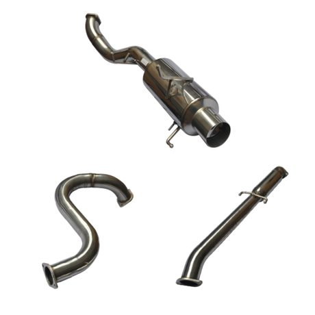 Sistema de escape de coche personalizable de acero inoxidable Sentra 07-10 SE-R