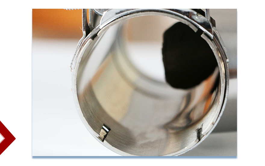 Punta de escape de fibra de carbono